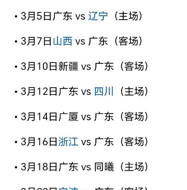 广东队赢得可贵胜利，领先积分榜
